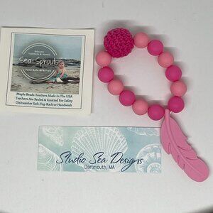 Silicone Beads Teether Bracelet-New!